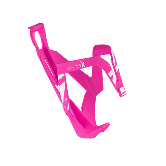 ELITE CUSTOM RACE X Fluo Pink pullon häkki valkoinen logo