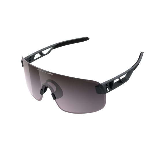 POC ELICIT + Mustat lasit Clarity Road Sunny Silver -lasit hopeanväriset lasit