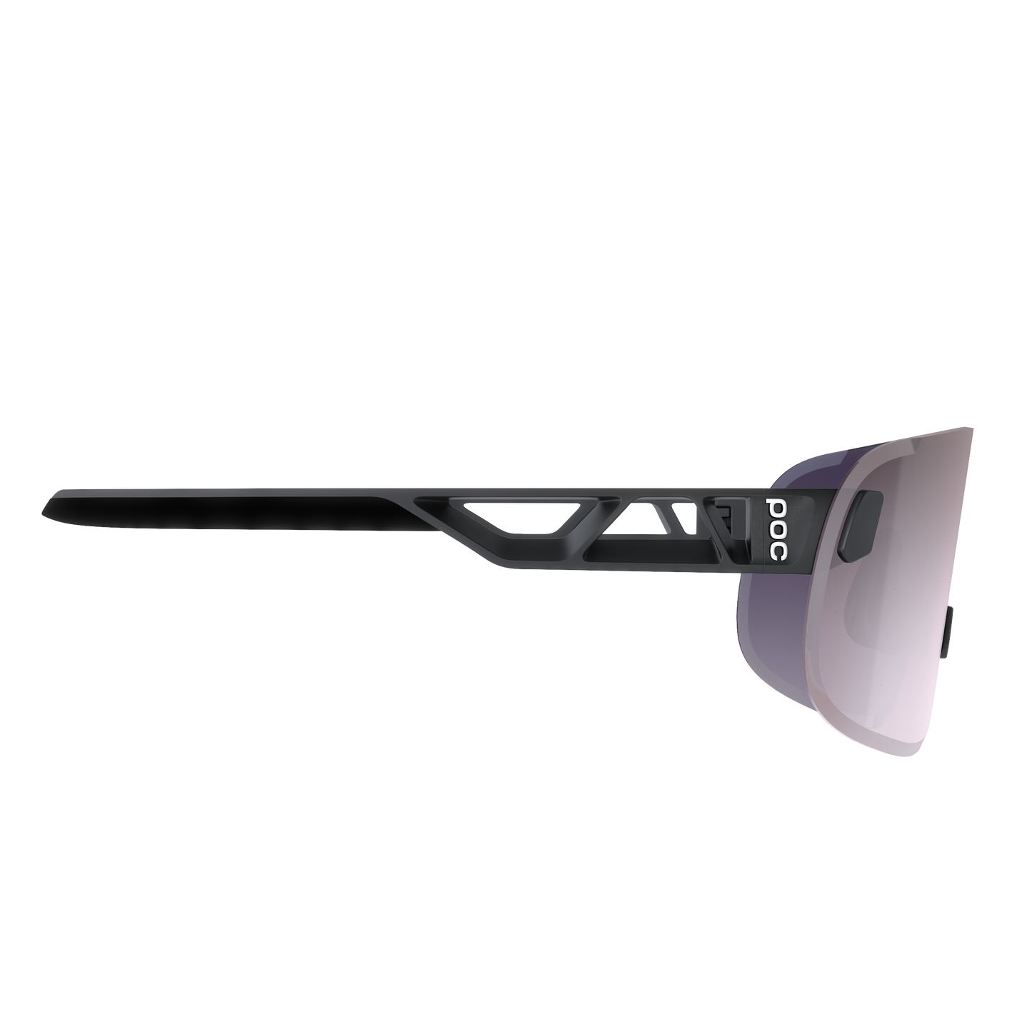 POC ELICIT -lasit Musta kirkkaus Road Sunny Silver -lasit, hopea