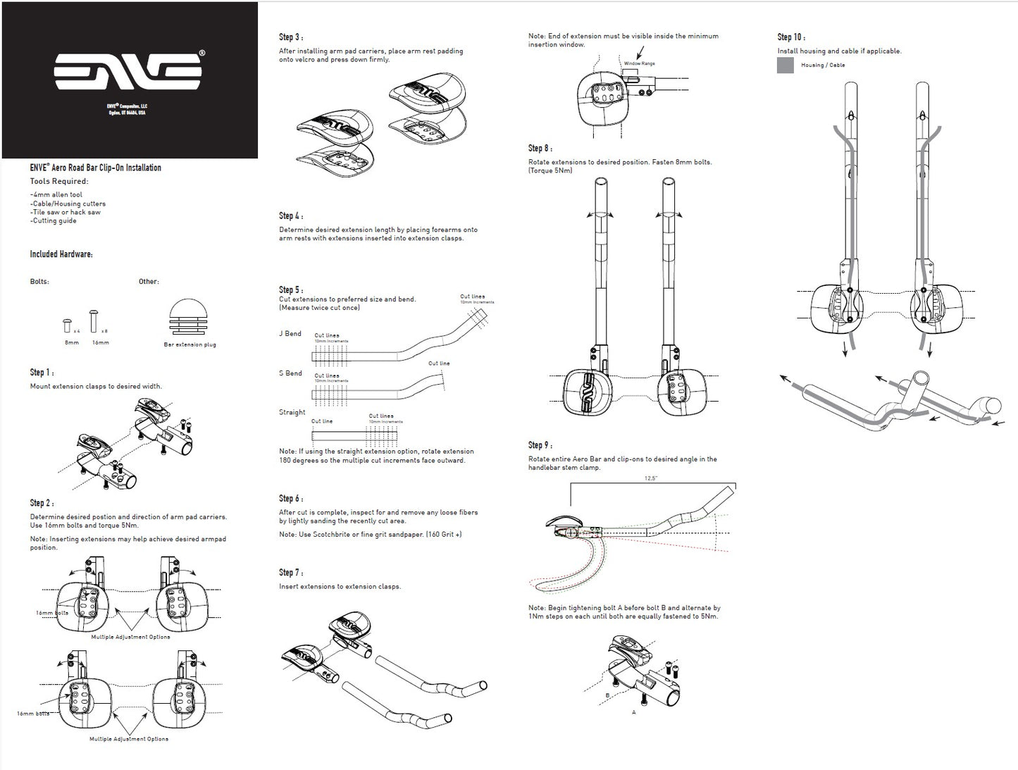 ENVE SES Aero Clip On -jatkojohto