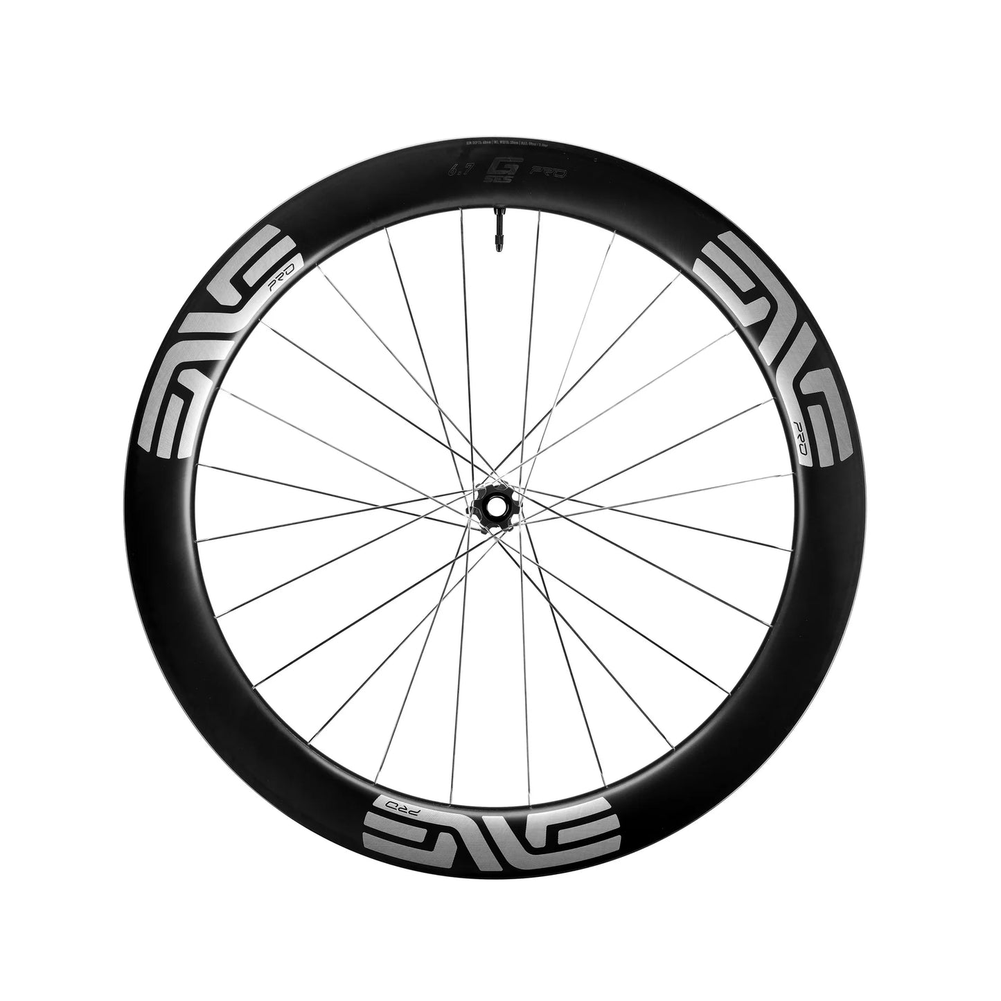 ENVE G SES 6.7 PROTubeless Ready etupyörä (Center Lock) Musta