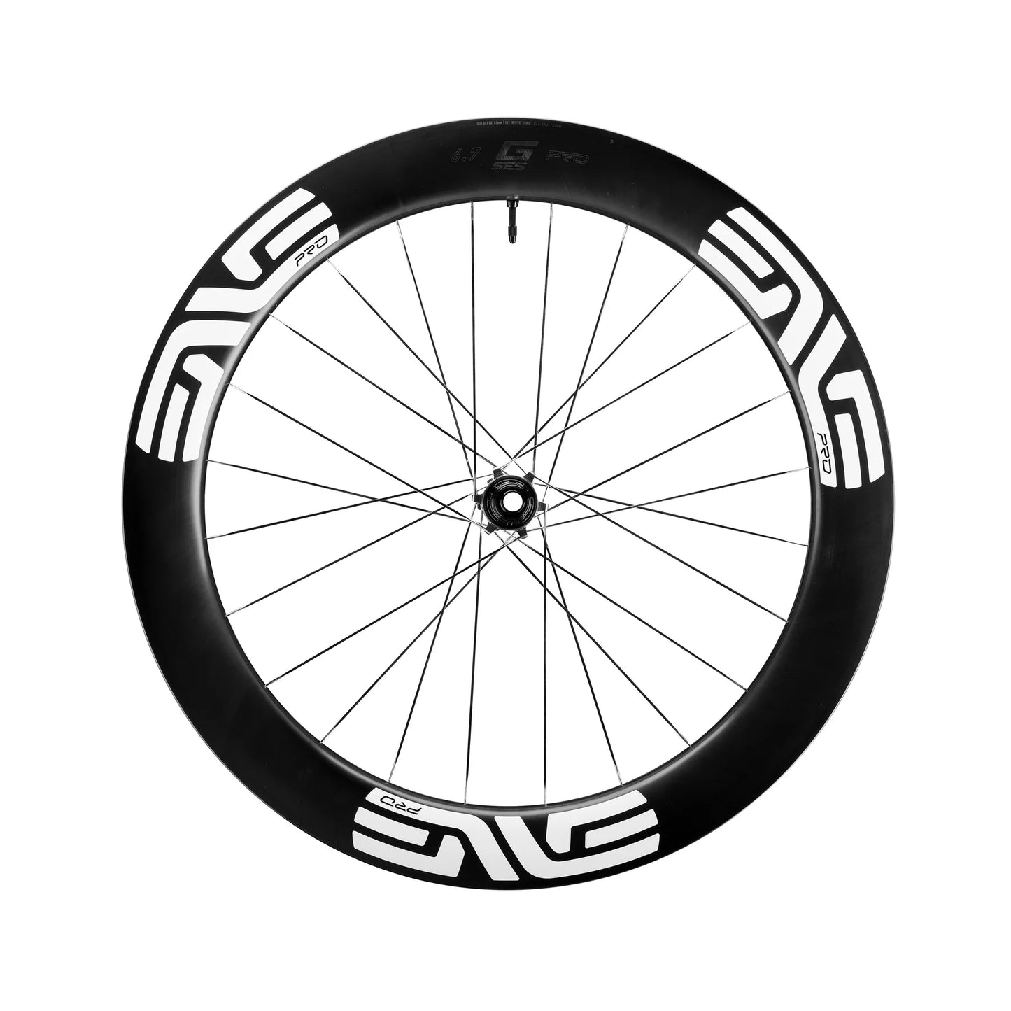 ENVE G SES 6.7 PRO Tubeless Ready takapyörä (keskuslukitus) Valkoinen