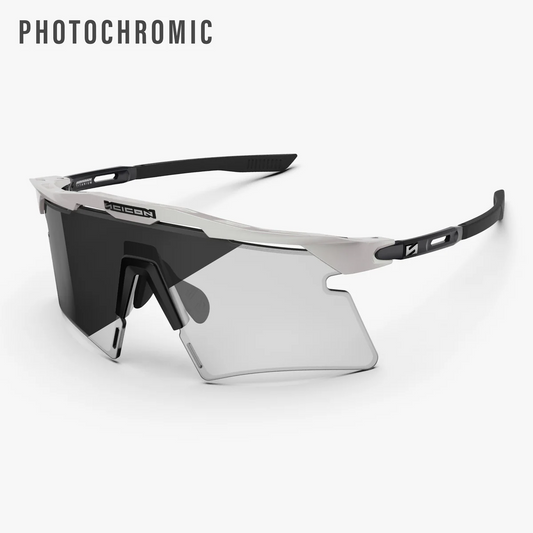 SCICON AEROSHADE 2.0 TITANIUM Valkoinen metalli lasit harmaa fotokromaattinen linssi
