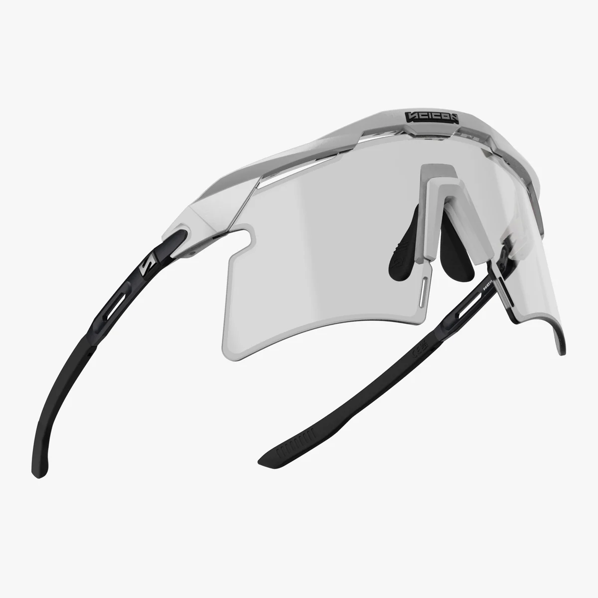 SCICON AEROSHADE 2.0 TITANIUM Valkoinen metalli lasit harmaa fotokromaattinen linssi