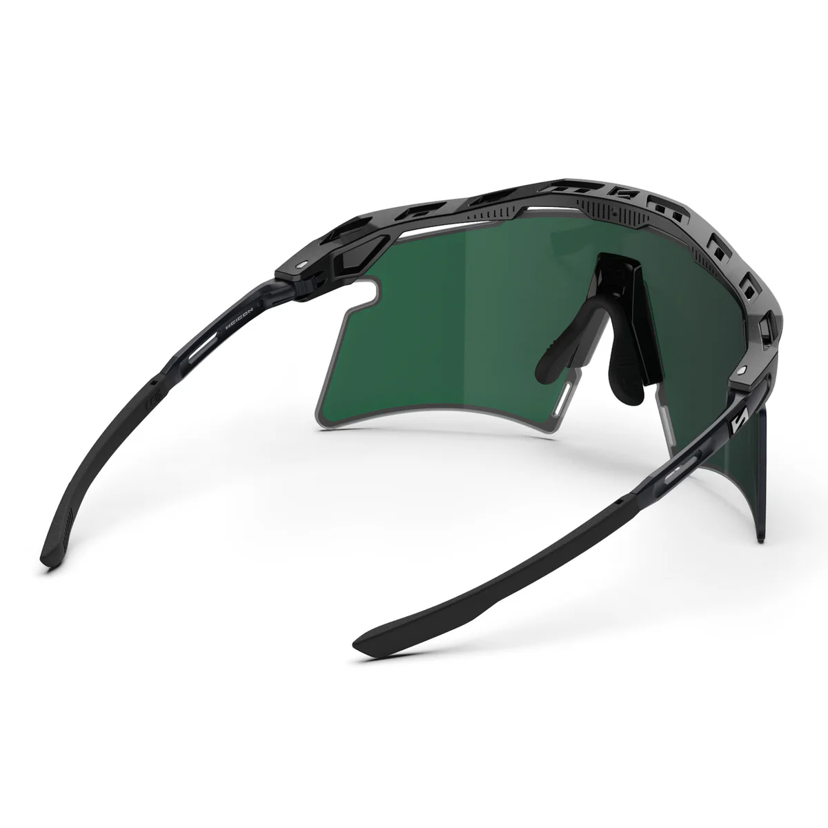 SCICON AEROSHADE 2.0 TITANIUM -lasit Musta matta moniteholinssi Sininen vihreä + vaaleanpunainen lasi