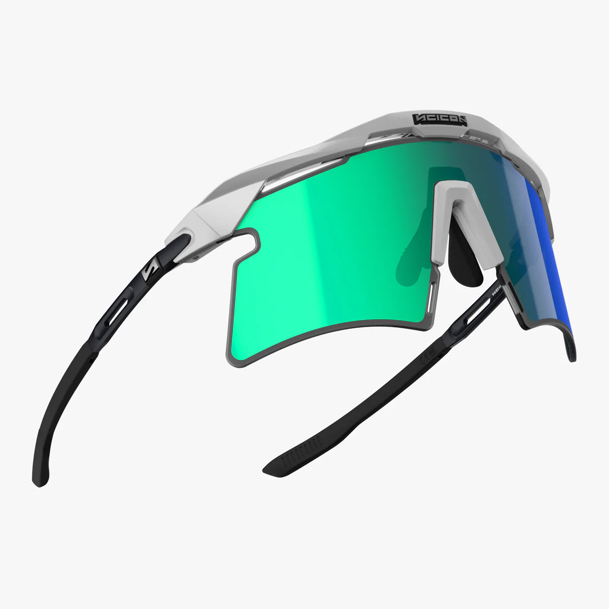 Aurinkolasit SCICON AEROSHADE 2.0 TITANIUM Valkoinen metalli Monipeililinssi Sininen Vihreä + Vaaleanpunainen