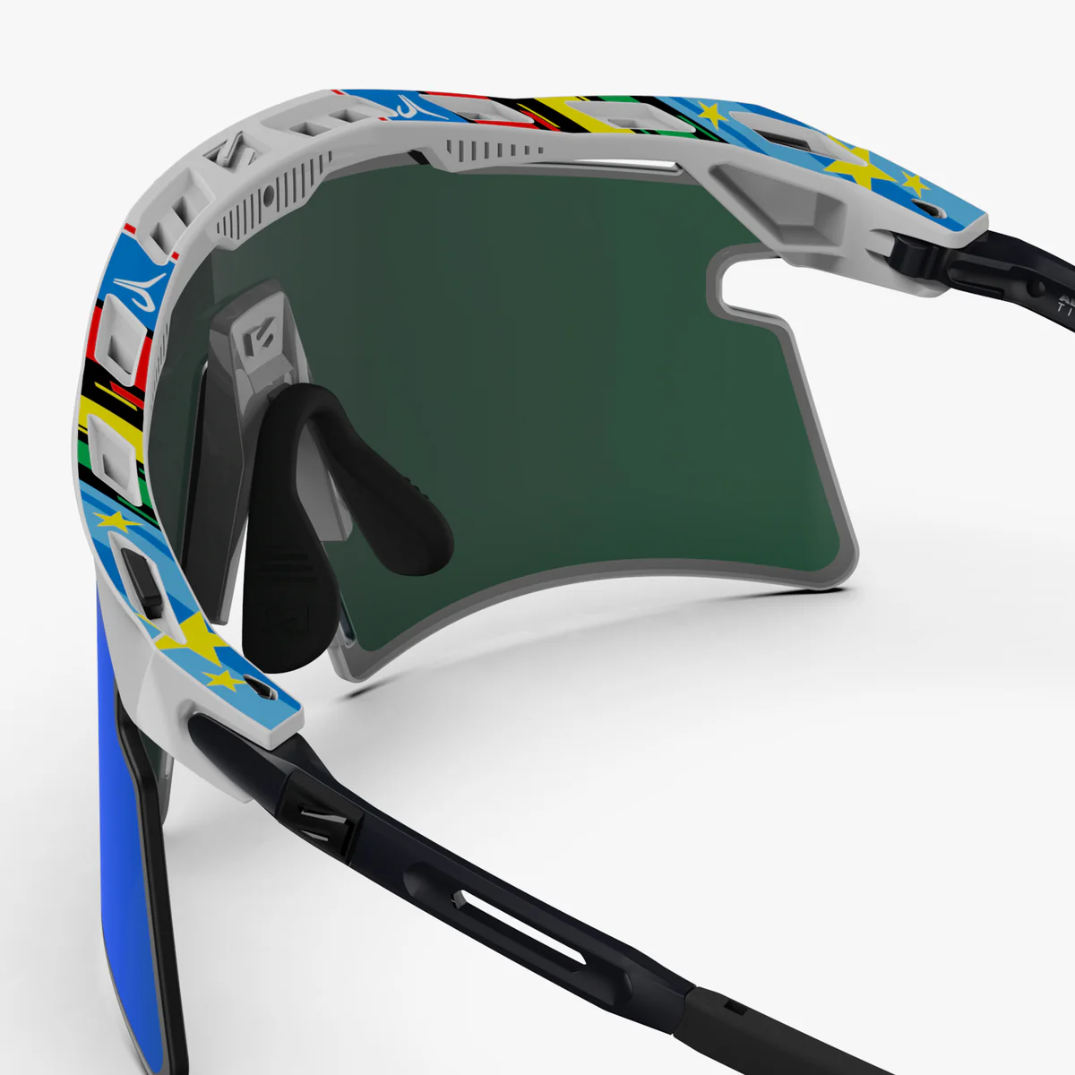 SCICON AEROSHADE 2.0 TITANIUM WC EUROPEAN CHAMPION Monipeililinssi Sininen vihreä + vaaleanpunainen