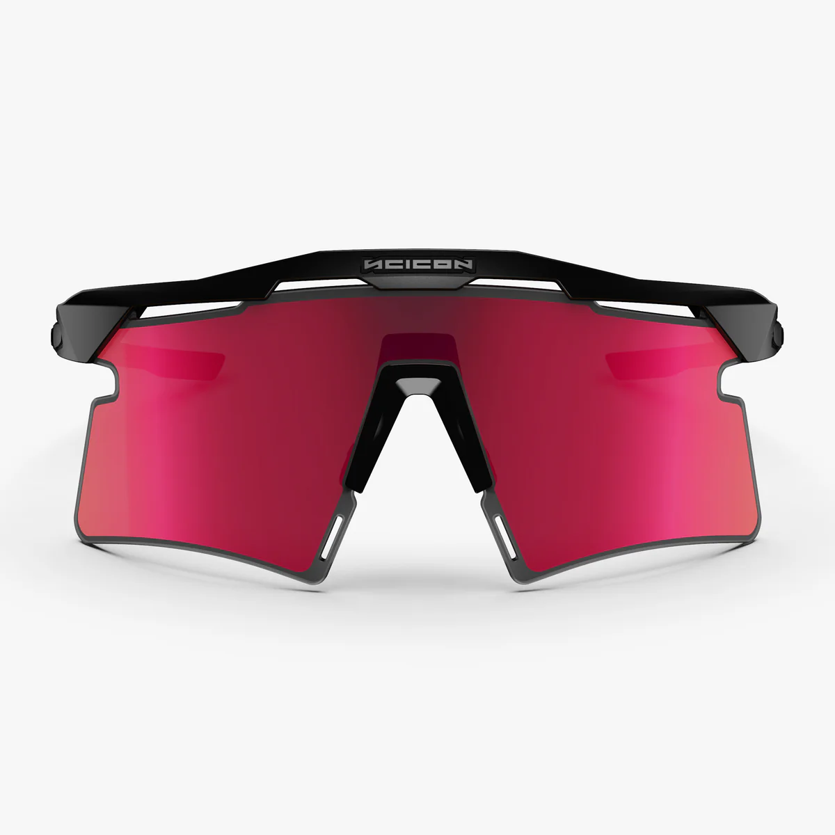 SCICON AEROSHADE 2.0 TITANIUM Musta matta aurinkolasit monipeililinssi + vaaleanpunaiset suojalasit