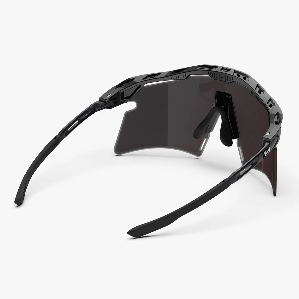 SCICON AEROSHADE 2.0 TITANIUM Musta matta aurinkolasit monipeililinssi + vaaleanpunaiset suojalasit