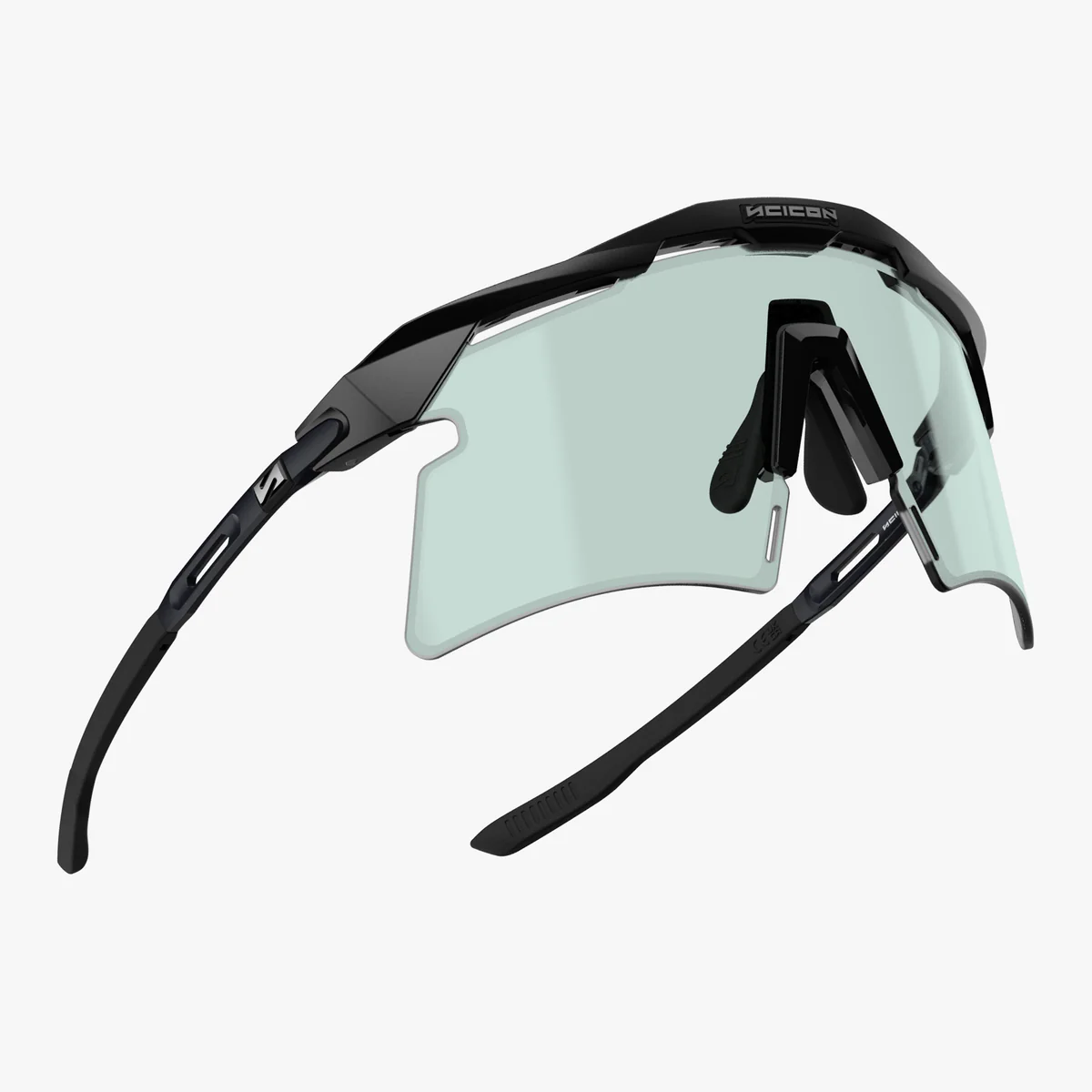 SCICON AEROSHADE 2.0 TITANIUM lasit Matt Black Sininen Vihreä Photochromic-lasi