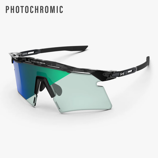 Aurinkolasit SCICON AEROSHADE 2.0 TITANIUM Musta kristalli kiiltävä sininen vihreä fotokromaattinen linssi