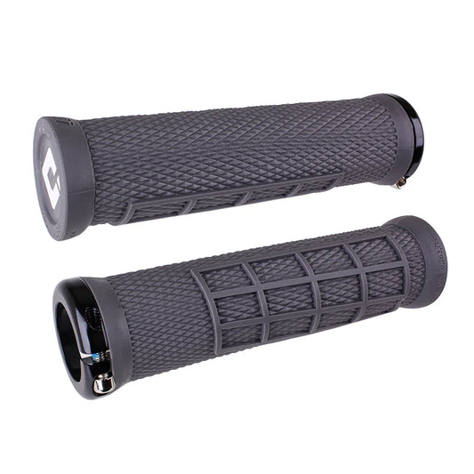 ODI ELITE FLOW Lock-On -kahvat, 130 mm, harmaa