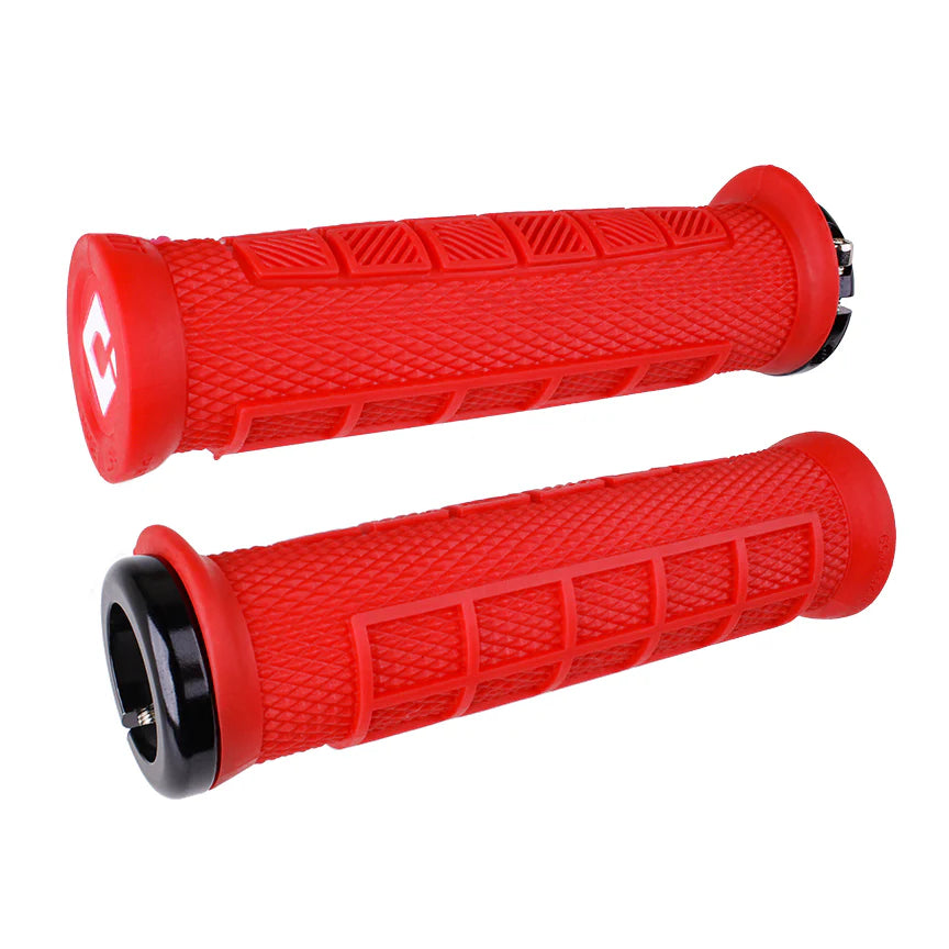 ODI ELITE PRO V2.1 Lock-on kahvat 130 mm Punainen