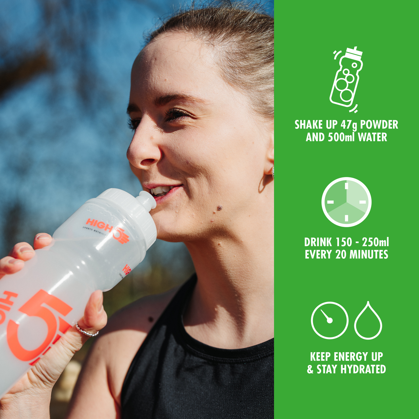 HIGH5 ENERGIAJUOMA (2,2kg) Sitruuna