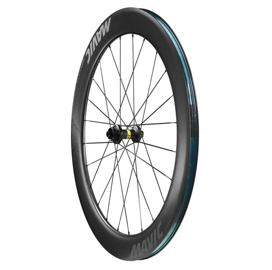 MAVIC COSMIC SL 65 DISC 19mm etupyörä centrelock-renkailla varustettuna