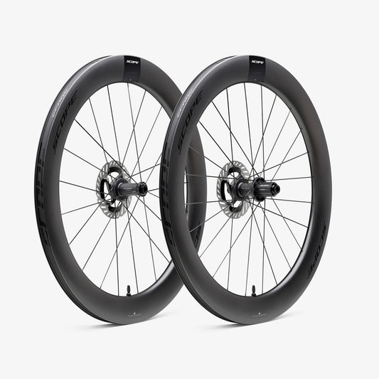 Kiekkosetti SCOPE Race R6 Tubeless Ready (Centerlock) Musta