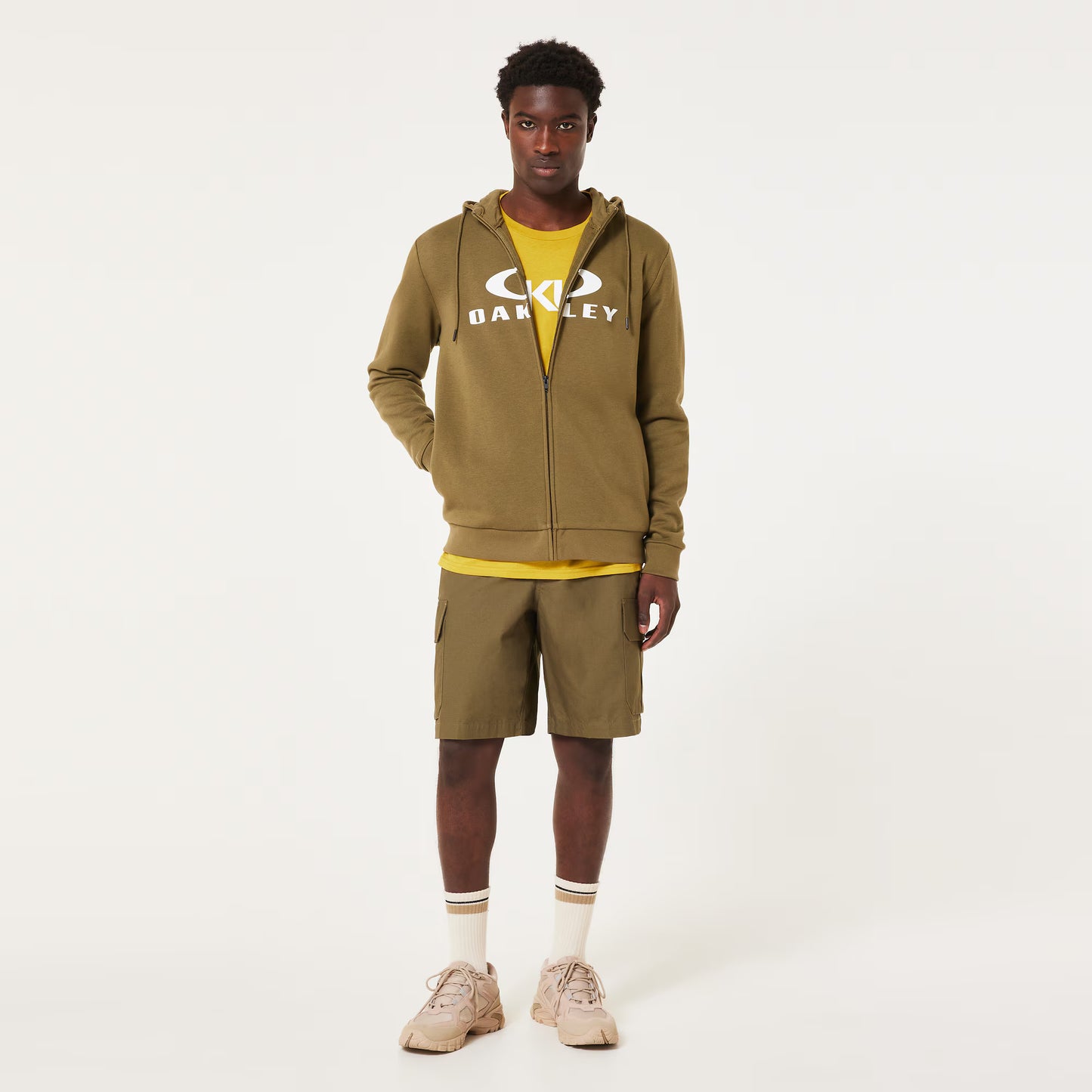 Huppari OAKLEY BARK FZ 2.0 armeijan vihreä