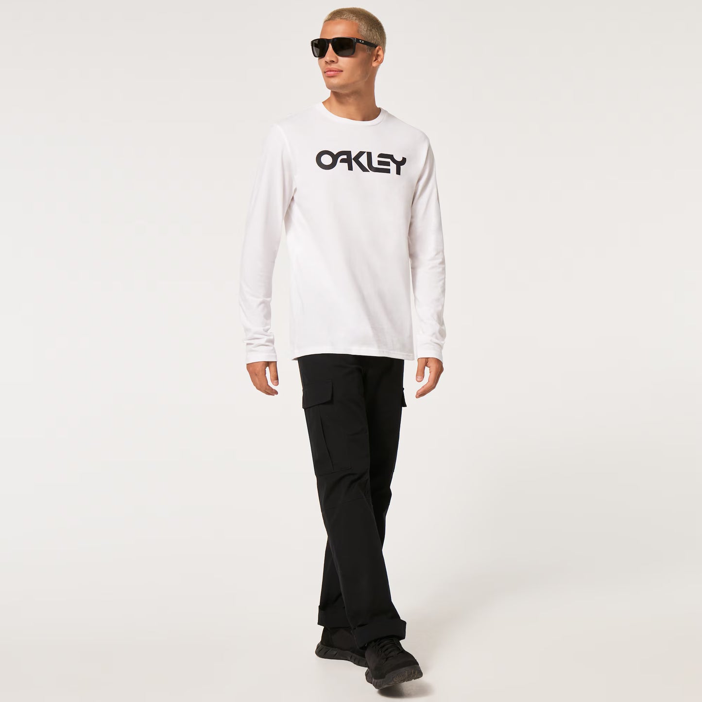 OAKLEY MARK II 2.0 pitkähihainen t-paita valkoinen/musta