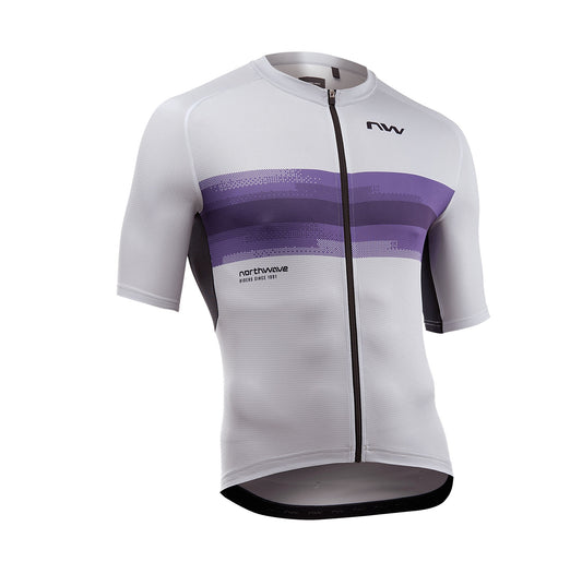 NORTHWAVE FORCE EVO lyhythihainen trikoo harmaa/violetti