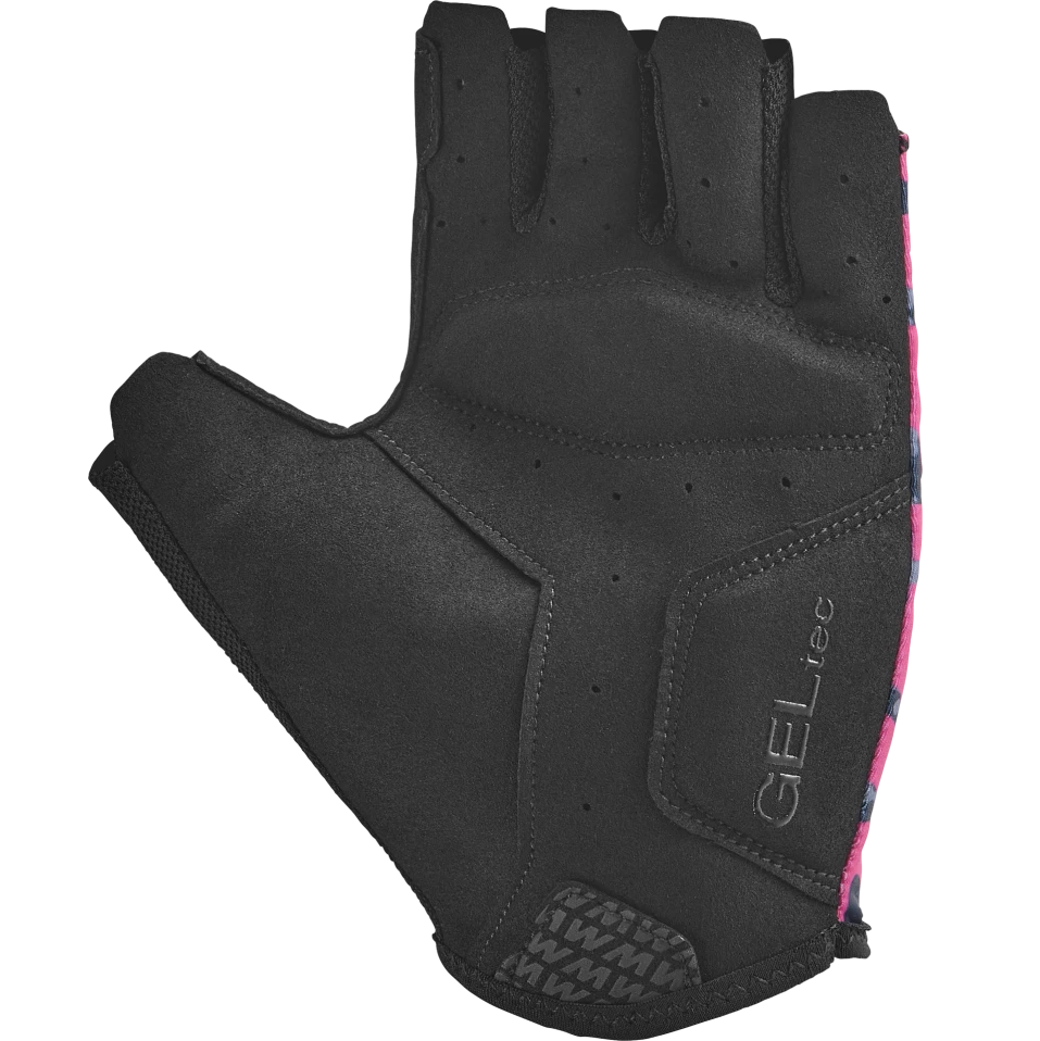 MAVIC ESSENTIAL PADDED GRAPHIC Lyhyet käsineet harmaa/vaaleanpunainen