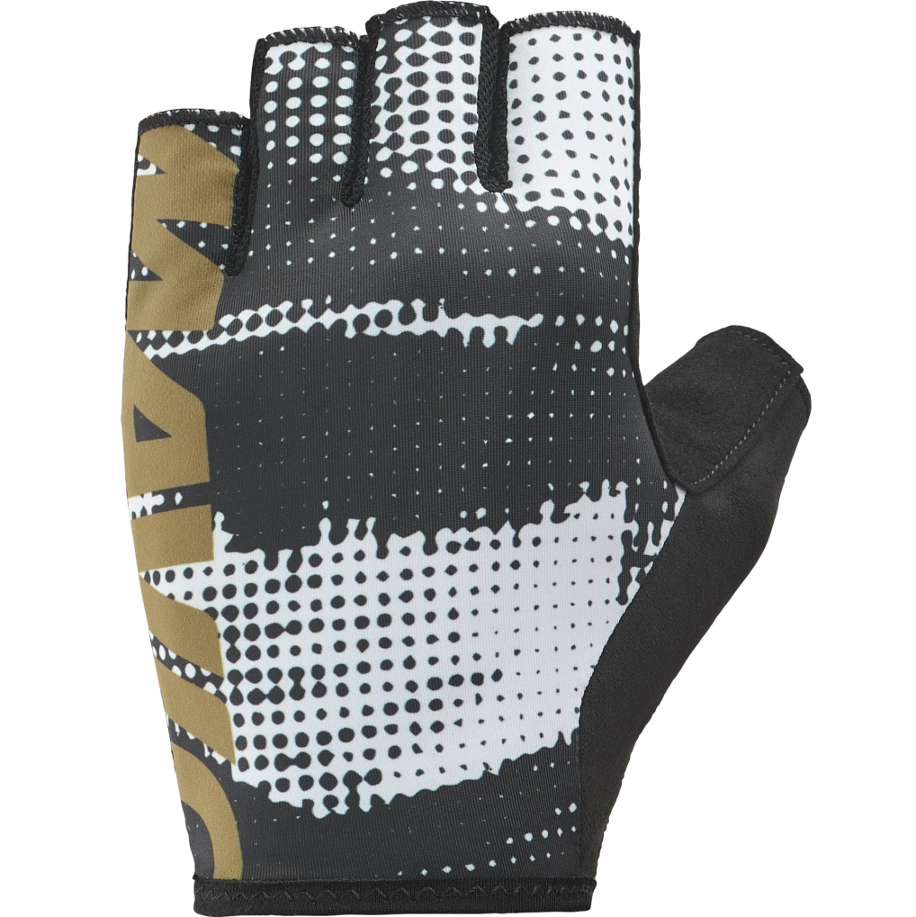 MAVIC ESSENTIAL PADDED GRAPHIC Lyhyet käsineet Musta/Valkoinen