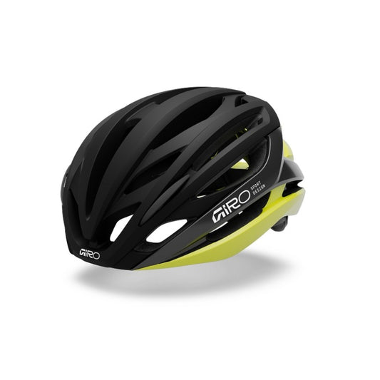 GIRO SYNTAX MIPS Road kypärä Musta/Keltainen Hi Viz