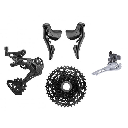 MICROSHIFT miekka musta 2x9v paketti