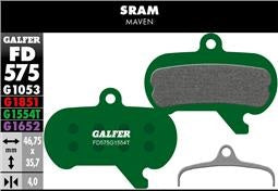 GALFER PRO Sram Maven puolimetalliset jarrupalat GALFER PRO Sram Maven puolimetalliset jarrupalat