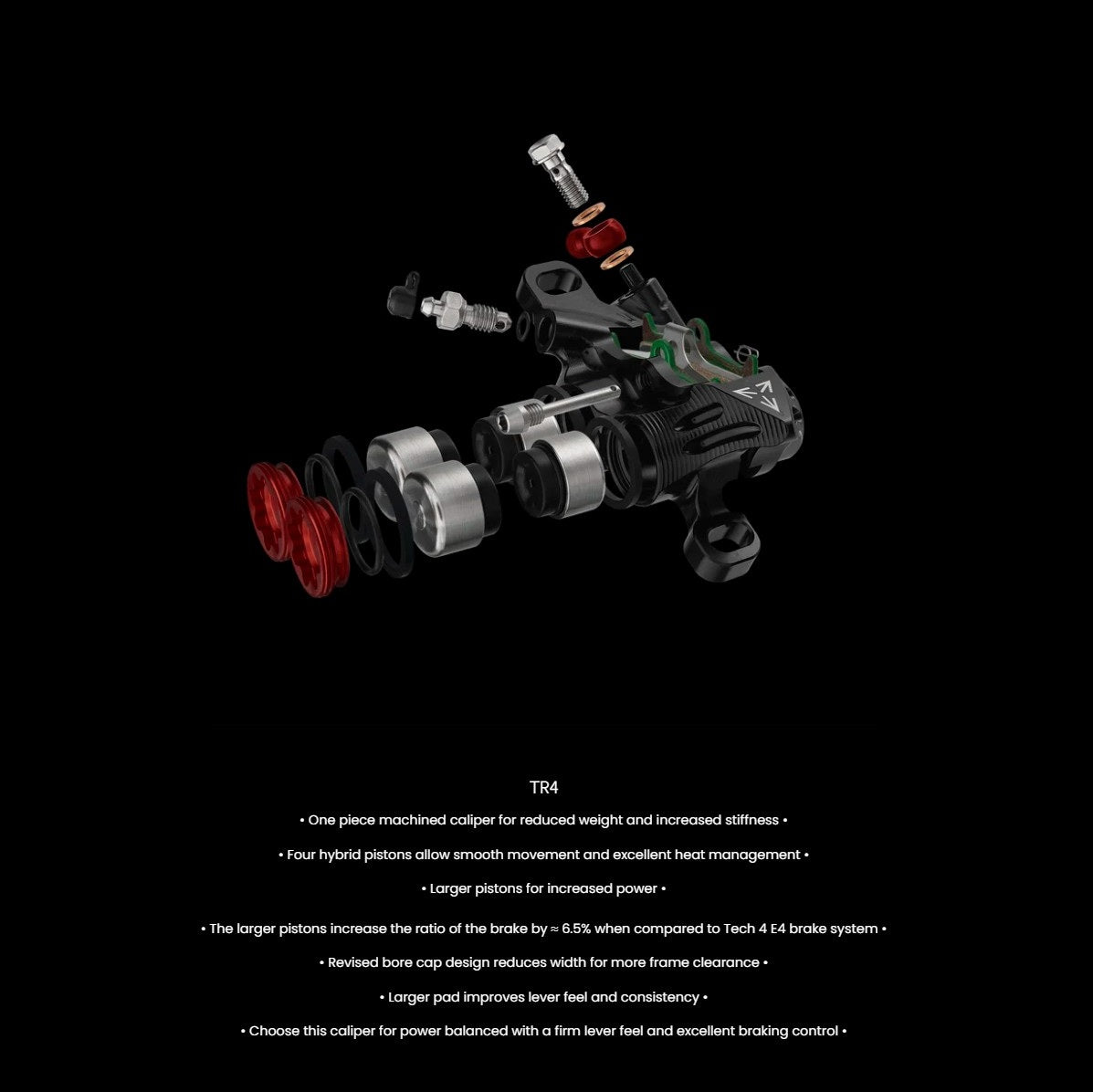 HOPE TECH 4 EVO TR4 takajarru hopea/musta