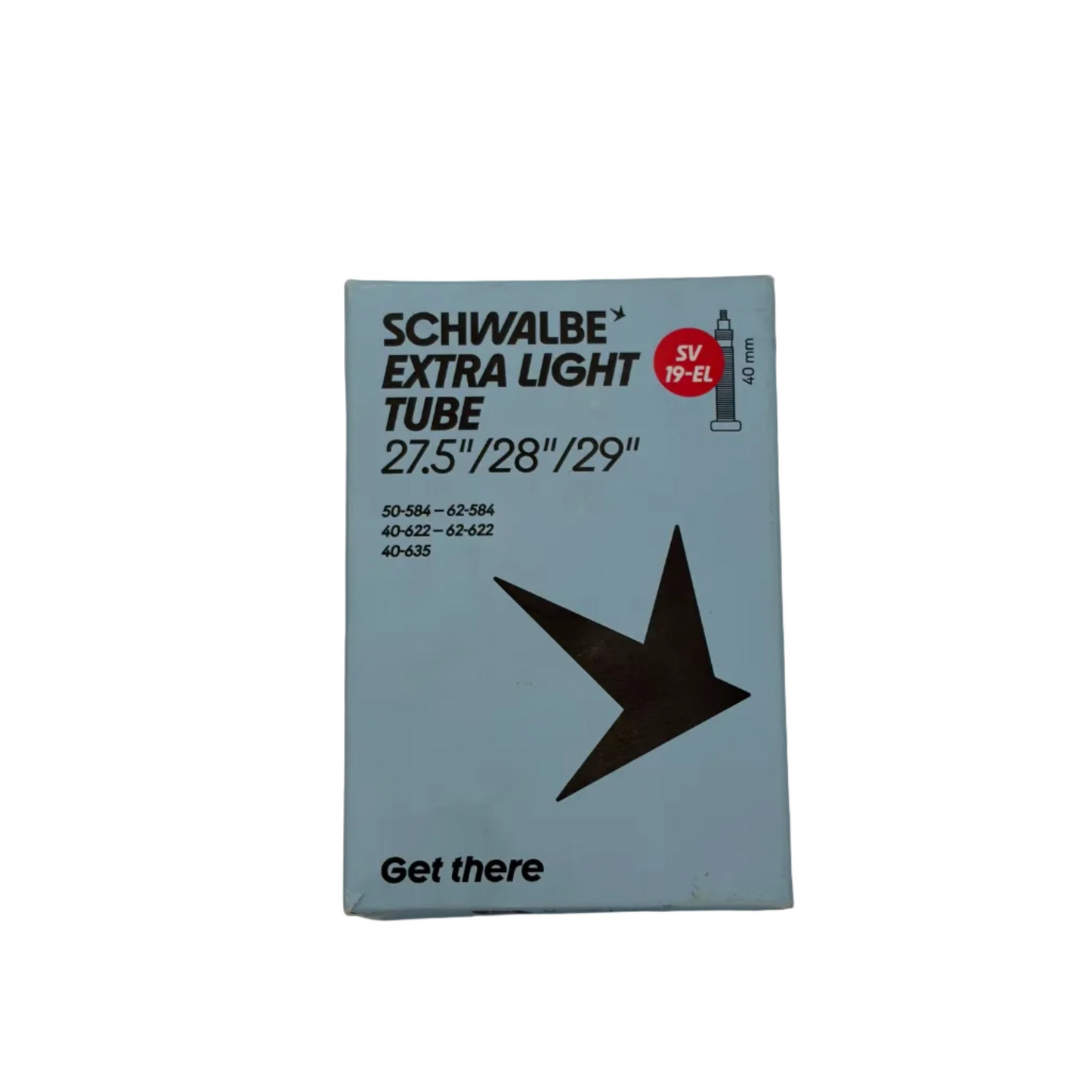 SCHWALBE EXTRA LIGHT SV 19L -ilmakammio 27,5x2,0/2,40 – 29x1,75/2,40 Presta 40 mm
