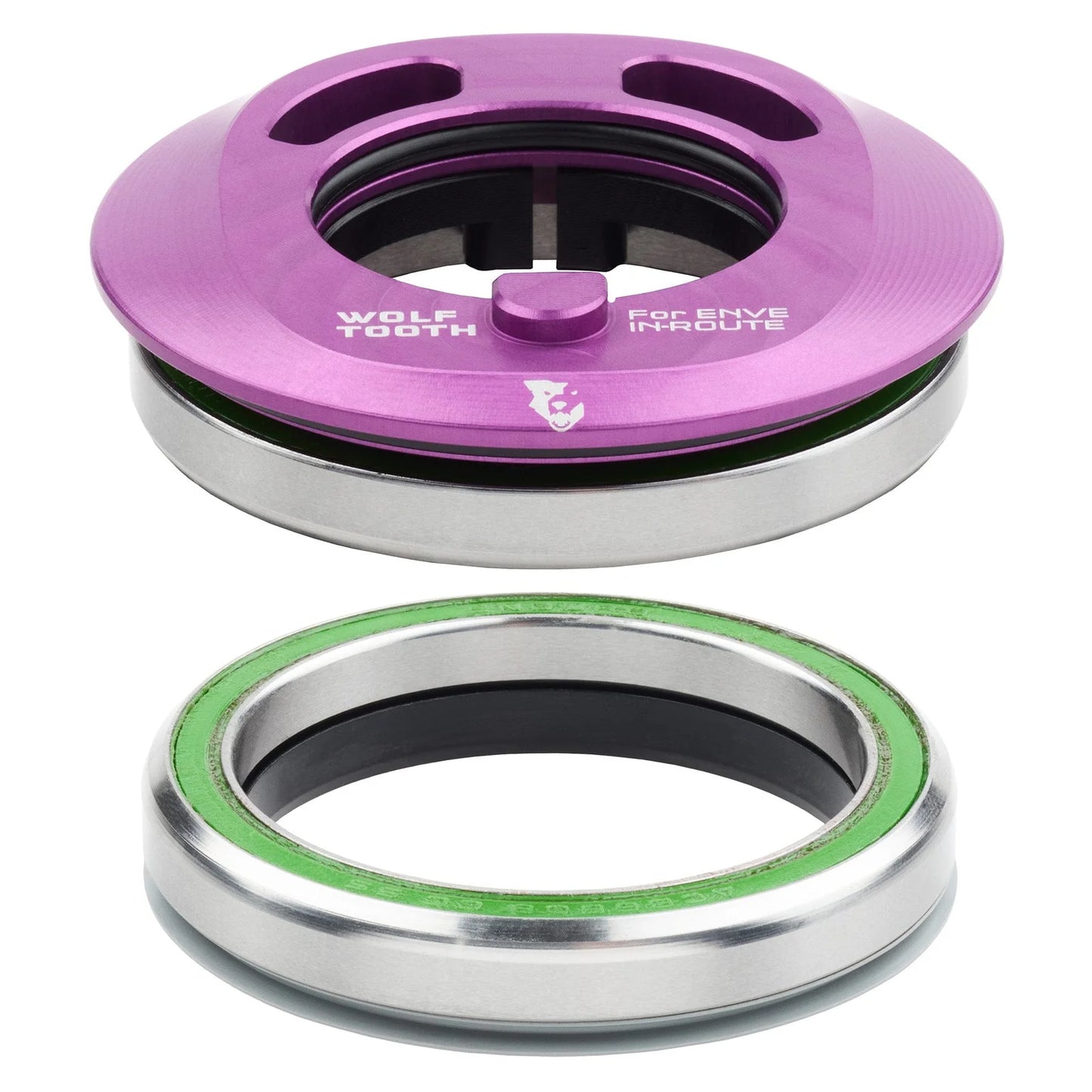 WOLF TOOTH PREMIUM AERO IS52 ENVE In-Route -pyörän integroitu ohjauslaite, violetti