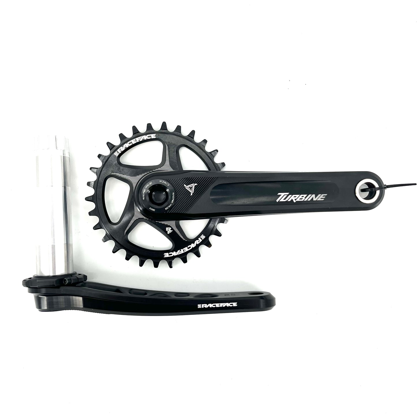 RACE FACE TURBINE CINCH kampiakseli Musta