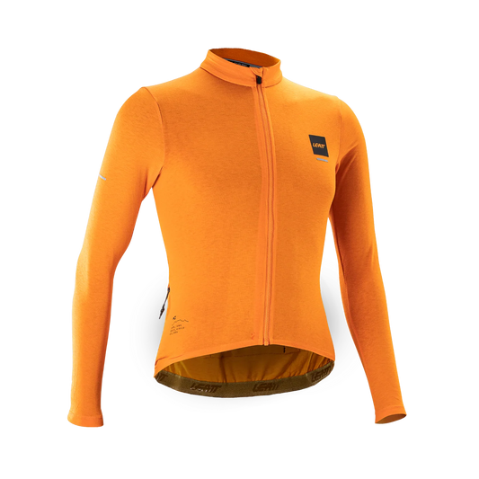 Paita LEATT MTB ENDURANCE 4.0 Pitkähihainen Naisten Oranssi