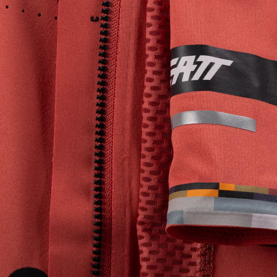 Naisten LEATT MTB ENDURANCE 5.0 CARGO lyhythihainen trikoo punainen