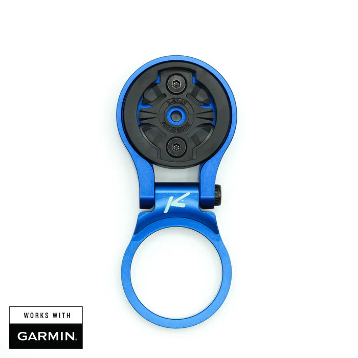 Säädettävä varsiasennus Garmin K-EDGE MTB GPS:lle Sininen