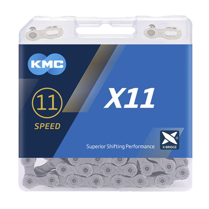 KMC X11 11-vaihteinen ketju, hopea