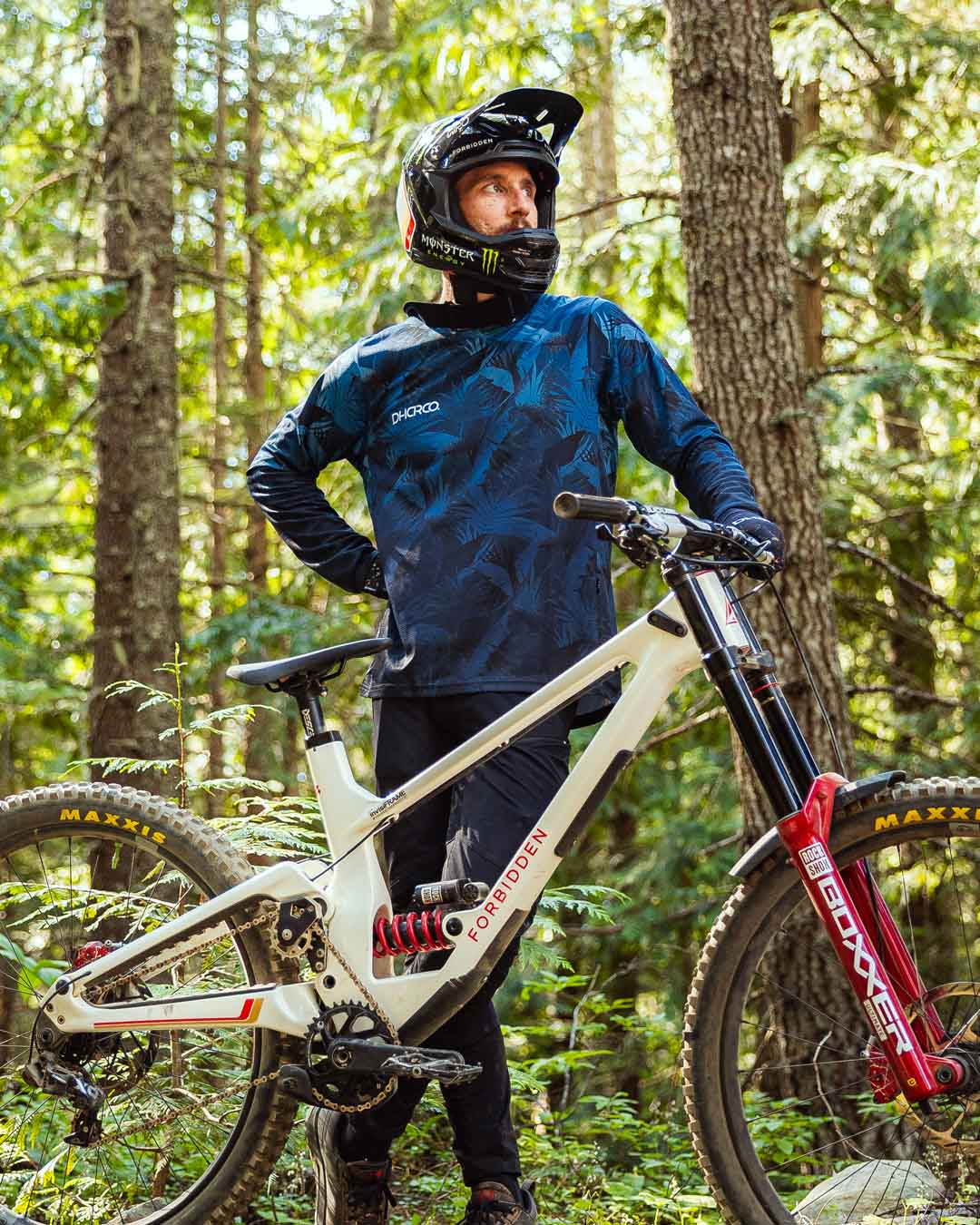 DHARCO GRAVITY DARK ROOM pitkähihainen Jersey Sininen