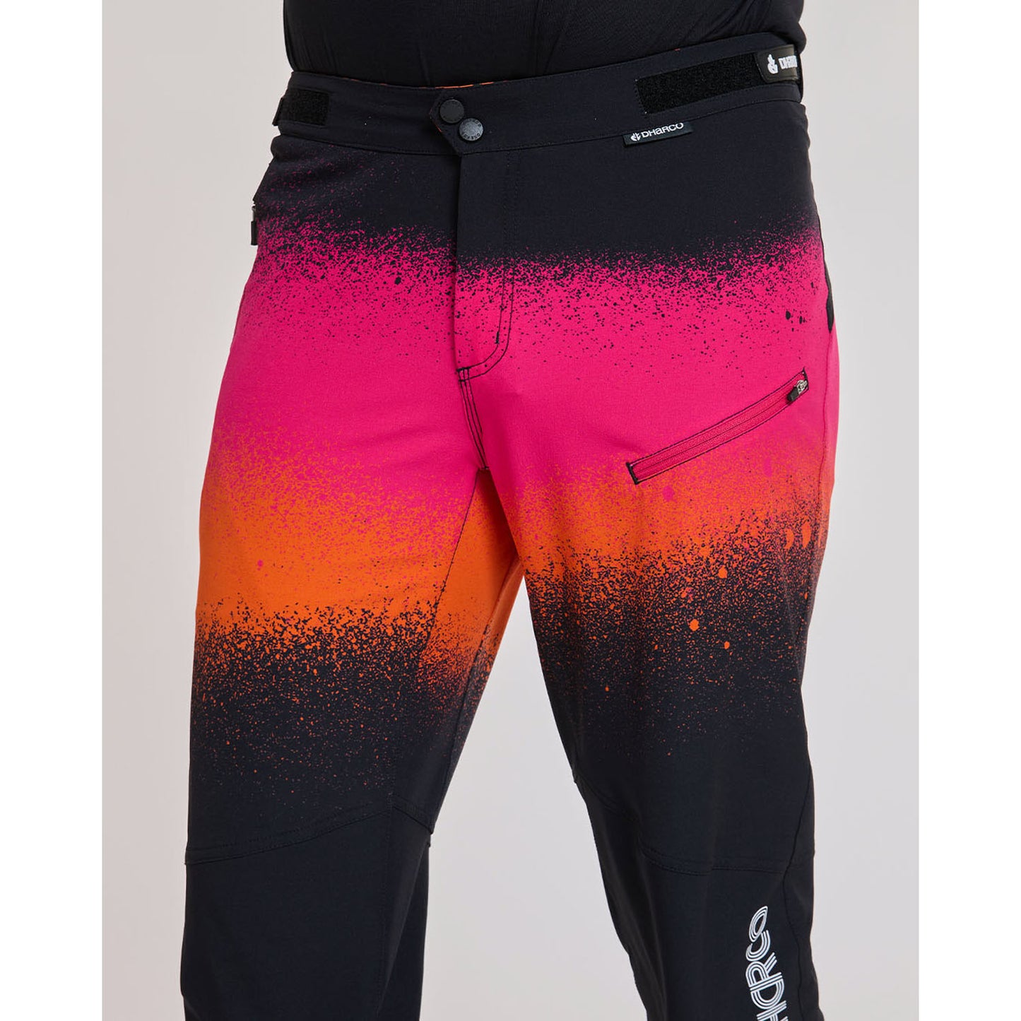 DHARCO GRAVITY BLACK SNAKE housut Musta/oranssi
