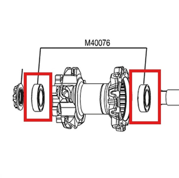 Mavic 6903 etupyörän laakerit