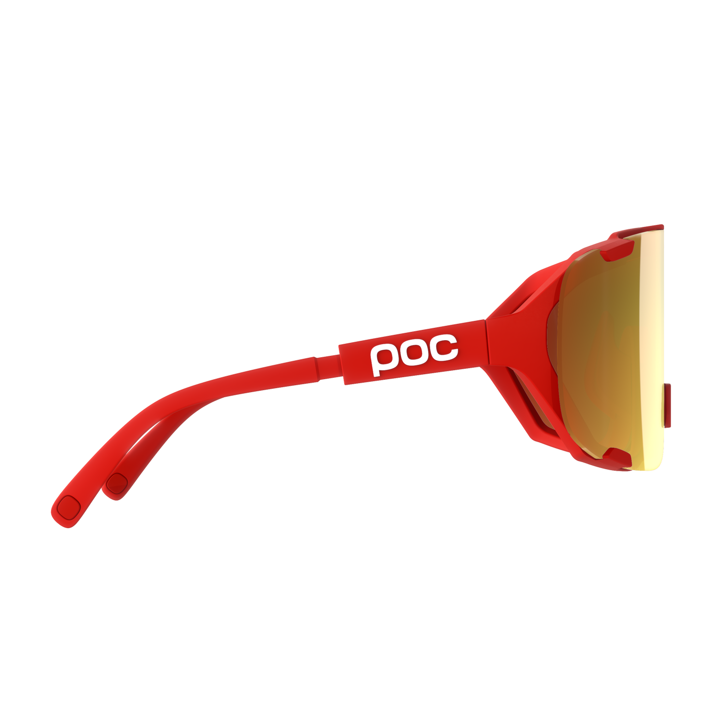 POC DEVOUR MID lasit Red Clarity Road osittain aurinkoinen kultainen linssi