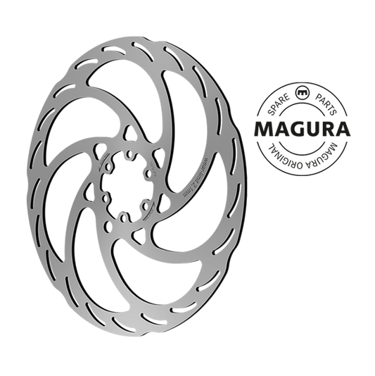MAGURA MDR-S 2.5mm 6 reikäinen levy hopea