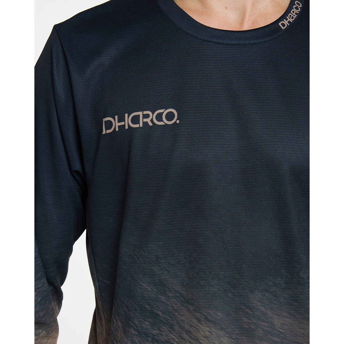 DHARCO GRAVITY ARIZONA pitkähihainen trikoo musta/ruskea