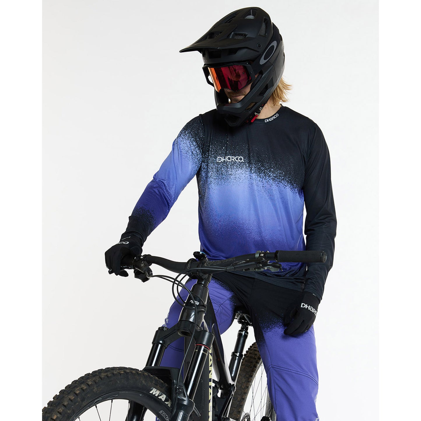 DHARCO RACE ULTRA VIOLET pitkähihainen trikoo musta/violetti