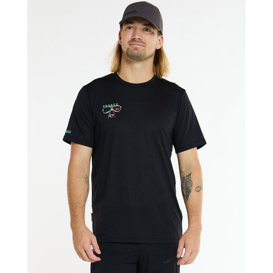 DHARCO EDDIE lyhythihainen TECH TEE Jersey Musta