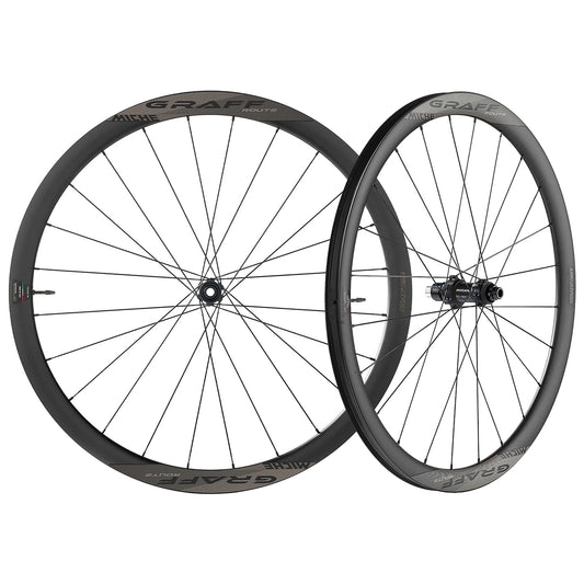 Pari MICHE GRAFF CARBONE DISC Tubeless Ready -pyörät (Center Lock)