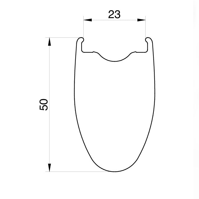 Pari MICHE KLEOS 50 Tubeless Ready pyörää (keskuslukko)