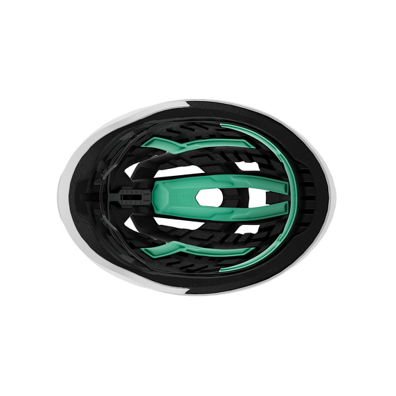 LAZER Z1 KINECTICORE UYH -maantiepyöräkypärä, mattavalkoinen + LED