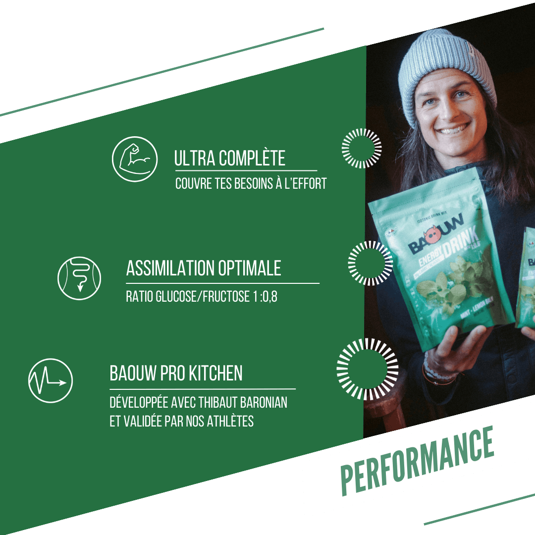 BAOUW ISOTONIC energiajuoma (585g) Mint/Melissa