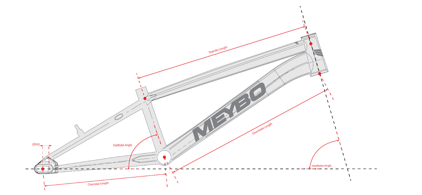 BMX MEYBO Superclass Pro 22" Harmaa/Oranssi 2025