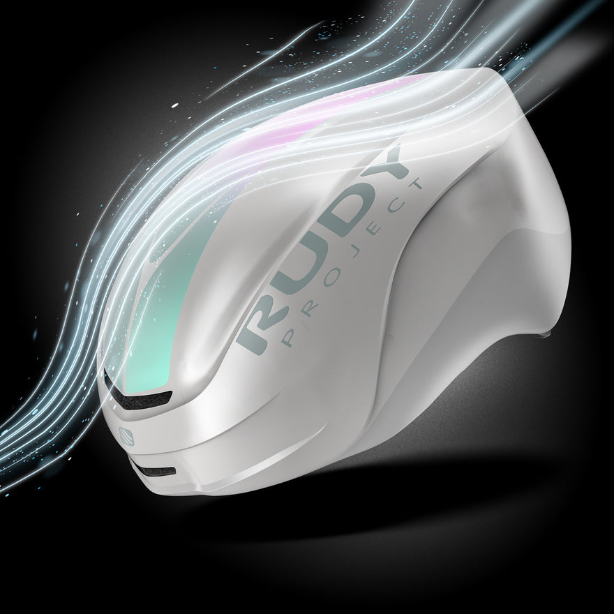 RUDY PROJECT NYTRON PRO Road kypärä Valkoinen Iridescent Matt